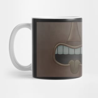 Umber Tiki Tongue Mask! Mug